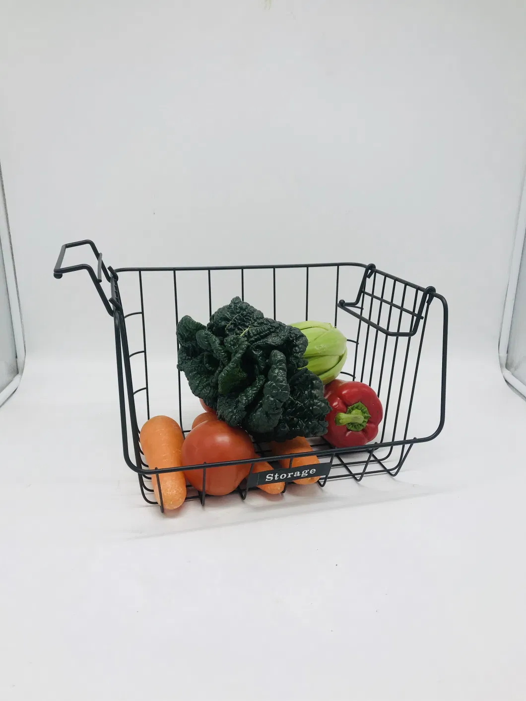 Kitchen Durable Hanging Iron Metal Fruit Vegetable Storage Basket